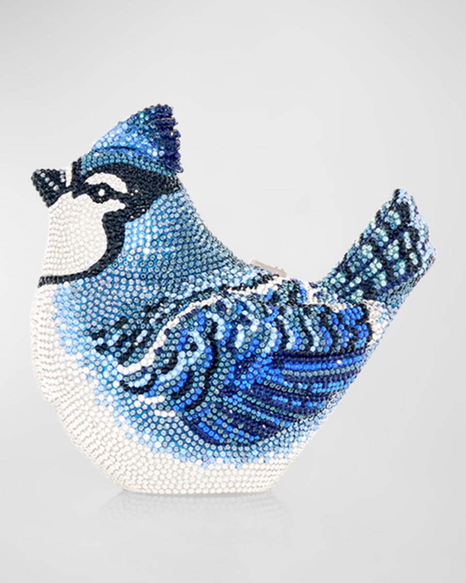 Blue Jay Bird Minaudiere